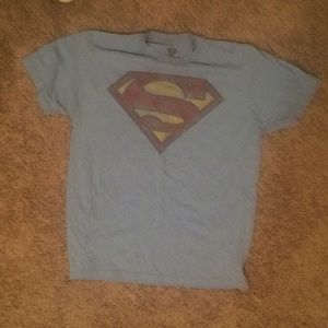Light blue Superman shirt